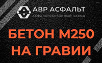 Бетон М250 на гравии в Павловской Слободе